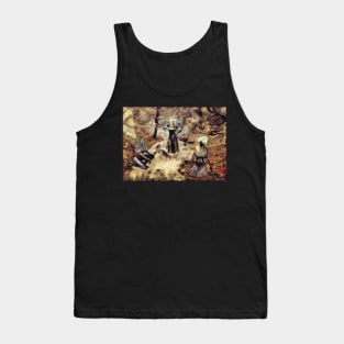 Spirits of the Water {Digital Fantasy Figure Illustration} Autumn Colour Mix Tank Top